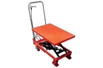 Stockman - Table élévatrice manuelle 150 kg - 740 mm hauteur max - Plateau 700x450 mm - Économique et pratique