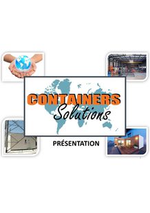 Présentation de containers solutions 