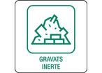 Panneau déchetterie gravats inerte
