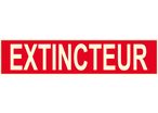 Panneau photoluminescent Extincteur - Rigide 330x75mm - 4129037