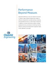Catalogue CleanAir Stack Testing