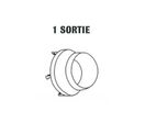Départ de Gaine 1 Sortie diamètre 410mm pour HPV85 - SOVELOR-DANTHERM