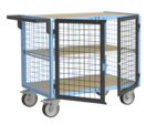 Servante établi équipée, 2 portes grillagées verrouillables, 500 kg