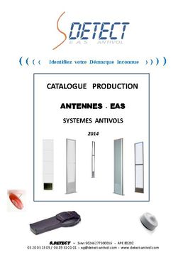 PRÉSENTATION  ANTENNES - S.DETECT  2014