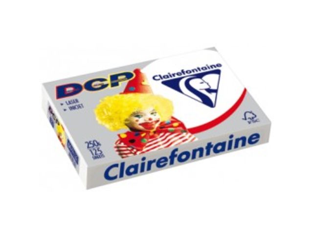 DCP Clairefontaine A4  250 gr  ramette papier 125 feuilles Blanc 1857