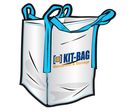 Big-bag KGB avec sache interne et shipping belts 95 x 95 x 150 cm | KGB95X150+SI+SB