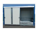 Conteneur de stockage produits dangereux - grande hauteur - 4 m x 2,5 m