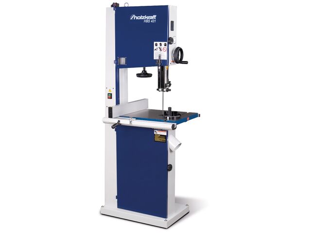 Scie à ruban verticale précise pour le bois cap. 270x410 mm 1,5kW 230V Holzkraft HBS431 230V