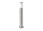 Borne de Jardin Acier Inoxydable avec Détecteur 80cm pour Ampoule E27 IP44 - Gris