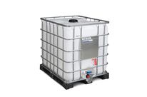 Cuve pour produits dangereux, palette plastique, de 1000 litres | 266156W