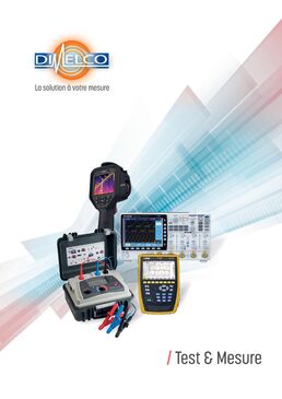 Brochure Test & Mesure électrique DIMELCO