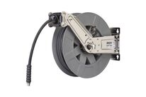 Zeca - Enrouleur Air et Eau Inox 18m - Basse Pression 20 Bar - Flexible 10mm - Raccord 1/2F 3/8M