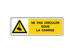 Panneau de danger ne pas circuler sous la charge