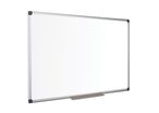 Manutan Expert - Tableau blanc laqué 200x100 cm - Magnétique, 1 face, Aluminium, Acier, Blanc