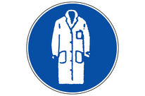 Panneau Port de blouse en coton obligatoire - Rigide Ø80mm - 4021157
