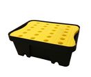 Bac de rétention avec caillebotis polyéthylène pour petits conditionnements