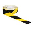 Novap - Ruban Adhésif Antidérapant Hachuré Jaune/Noir - 50mm x 6m - Sécurité Renforcée