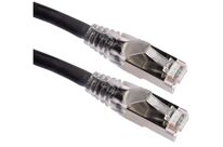 Raccordement réseau Cat6 sur 5 m | Câble Ethernet blindé S/FTP RJ45-RJ45 RS PRO