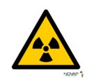 Panneau Danger Matières radioactives - Novap
