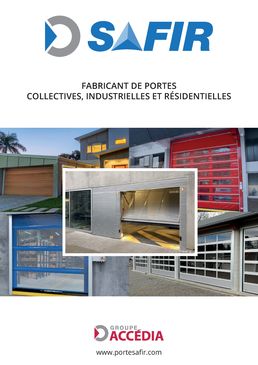 Catalogue SAFIR_Portes collectives, industrielles et résidentielles