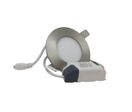 Downlight Dalle LED 3W Extra Plate Ronde ALU - Blanc Chaud 2300K - 3500K - Blanc Froid 6000K -