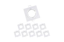 Pack de  10 - Support Spot Carré Orientable - Blanc