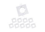 Pack de  10 - Support Spot Carré Orientable - Blanc
