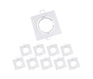 Pack de  10 - Support Spot Carré Orientable - Blanc
