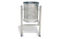 Corbeille publique circulaire 60 L inox
