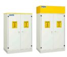 Armoires de stockage pour produits chimiques et corrosifs SERIE ECO PVC haute densité avec portes pleines
