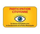 Panneau participation citoyenne (modèle 1)
