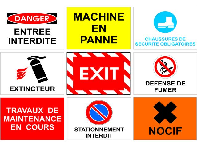 Panneaux magnétiques de signalisation et d'informations | COROSIGN 