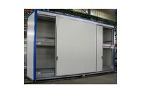 Conteneur isolé pour stockage 32 fûts ou 8 IBC - 2 niveaux - 6 m x 3,5 m