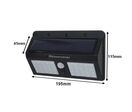 Applique Murale Solaire LED Noire 1.5W IP54