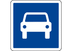 Panneau indication route pour automobiles C107