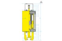 Vérin pneumatique rotatif pour vanne papillon 316l