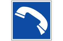 Panneau Téléphone - Rigide 200x200mm - 4220154