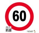 Panneau Aluminium Vitesse limitée à 60 Km/h - Novap