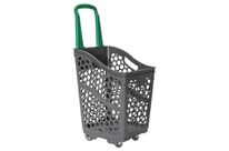 Panier magasin sur roulettes 65 L - Lot de 5