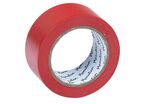 Manutan Expert - Ruban Adhésif de Marquage au Sol Rouge 50mmx33m - PVC Épais 0.14mm - Lean Management