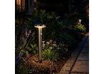Pack de  5 - Spot Solaire LED à piquer 4.4W 50cm IP44 Rond avec Détecteur Aluminium
