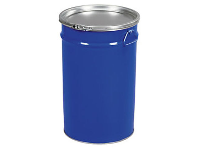 Fût Métallique Rénové 216L à 2 Bondes - Barrique Acier Pour Stockage Huiles Et Liquides