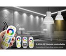 Spot LED RGB+CCT GU10 4W pilotable avec télécommande RF Mi-Light