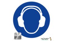 Panneau Casque anti-bruit obligatoire - Alu Ø300mm - 4010168