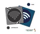 Plaquettes de porte 90x90mm - Wifi - Design