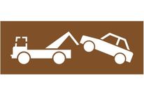 Pochoir enlèvement de véhicule
