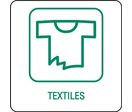 Panneau déchetterie textiles