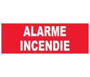 Panneau Alarme incendie - Rigide 330x120mm - 4030470