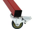 Lot de 4 Roulettes pour barrière de chantier modulable - 8000233 