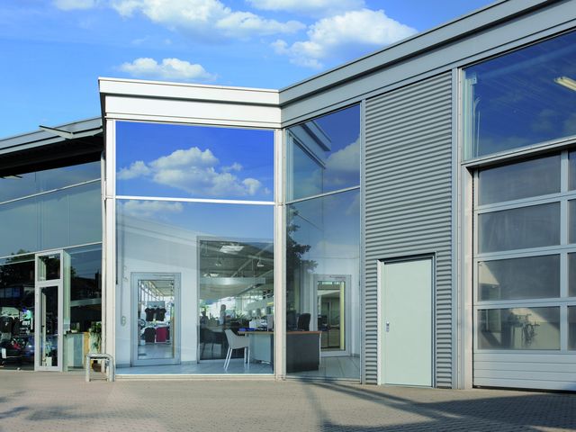 Bloc-porte acier multiusage en bâtiment tertiaire ou industriel | STU-1
